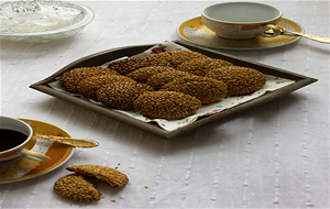 Galletas De Sésamo Y Miel
