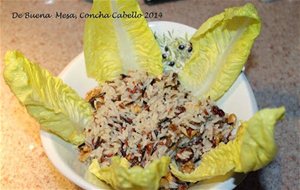 Arroz Templado Con Arándanos, Pasas Y Nueces
