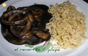 Calamares En Tinta Con Pasta
