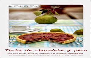 Tarta De Chocolate Y Pera Con Masa Quebrada
