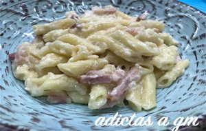 Macarrones Carbonara En Robot De Cocina Mambo Y Thermomix
