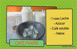 Café Frappe O Café Granizado
