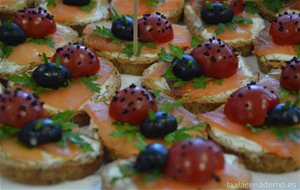 Mariquitas De Queso Y Salmón