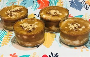 Copas De Crema De Caramelo Y Galletas (thermomix)
