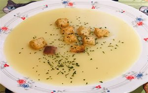 Crema De Puerro, Ajo Y Patata (thermomix)
