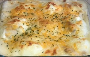 Huevos Gratinados Con Bechamel
