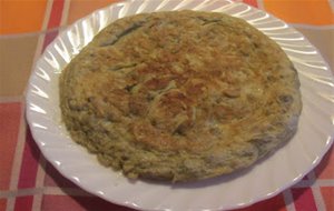 Tortilla De Champiñones Al Ajillo
