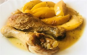 Muslitos De Pollo Con Manzana A La Sidra
