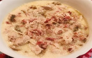 Pollo A La Carbonara (thermomix)
