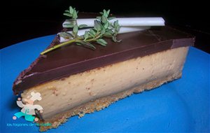 Tarta De Toffe Y Cobertura De Chocolate
