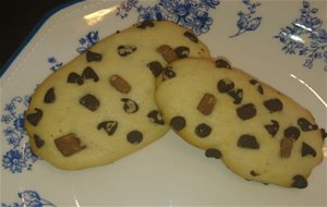 Galletas De Claras Con Chocolate
