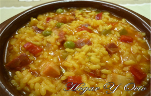 Arroz Meloso Con Chorizo Y Bacon
