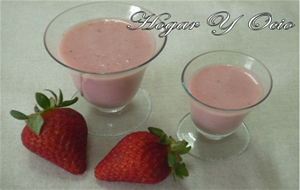 Batido De Fresa Y Sandía
