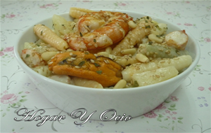 Ensalada De Pasta, Gambas Y Mejillones
