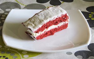 Tarta Red Velvet En Microondas
