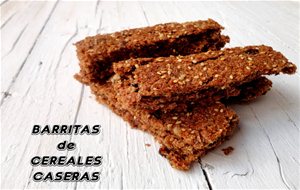 Barritas De Cereales Caseras
