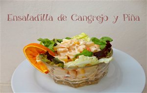 Ensaladilla De Cangrejo Y Piña
