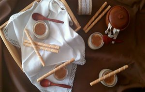 Crema De Arroz Con Leche De Soja Y Chocolate Blanco
