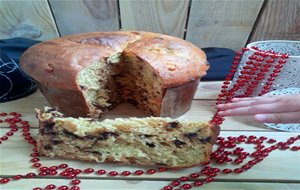 Panettone De Calabaza Con Chocolate Y Naranja Confitada.
