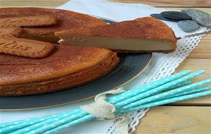 Tarta De Queso Y Crema De Galletas Lotus. Lotus Cheesecake.
