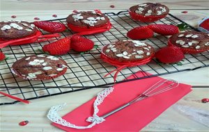 Muffins De Fresas, Avena Y Plátano Con Semillas De Amapola
