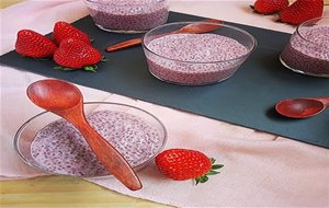 Pudin De Fresas Y Chía
