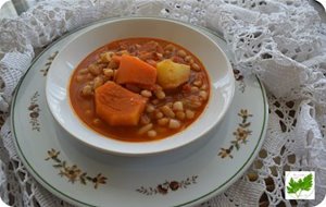 Potaje De Habichuelas, Calabaza Y Apio
