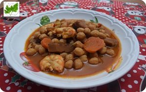 Garbanzos Con Langostinos Y Níscalos
