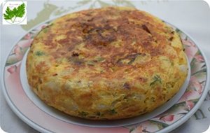 Tortilla De Patatas, Nabos Y Manzana
