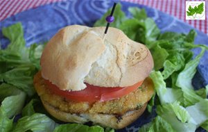 Hamburguesas De Arroz Con Habichuelas
