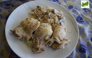 Pollo Al Yogurt Con Champiñones. "en Buena Onda"
