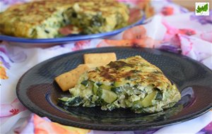 En Buena Onda: Tortilla De Lechuga, Calabacín Y Puerro
