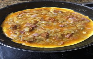 Tortilla De Pencas De Acelgas Con Chorizo Y Panceta Ahumada &#8230;, Sencillito!
