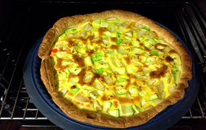 Quiche De Calabacín Y Pera En Un Tuit&#8230;, Que Os Quejáis Que Me Enrollo...
