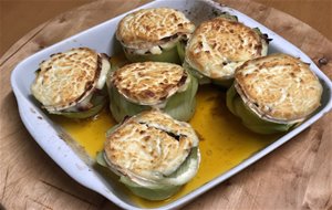 Pak Choi Rellenas Y Gratinadas Con Queso ..., Que Lo Chino A Veces Mola 
