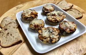 Champiñones Portobello Rellenos&#8230;, De Lo Que Quieras
