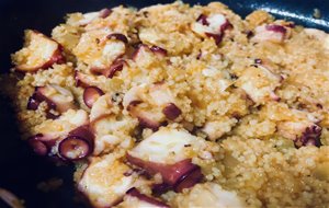 Pulpo A La Gallega Con Cous-cous&#8230;, Para Los Que Van Con Prisa
