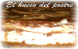 Tarta De Queso Y Chocolatina Mars
