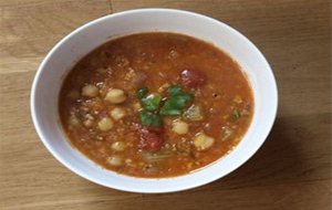 Chickpea And Smoked Paprika Soup / Sopa De Garbanzos Y Pimentón Ahumado