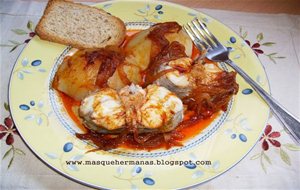 Monkfish In Red Sauce With Smoked Paprika La Chinata / Rape En Salsa Roja Con Pimentón Ahumado La Chinata