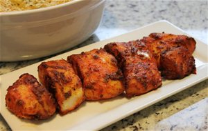 Baked Smoked Paprika Corvina Fish / Corvina Con Pimentón Ahumado Al Horno