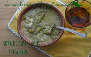 Wild Asparagus Soup / Sopa De Espárragos Trigueros