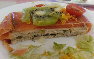 Pastel Frio De Salmon
