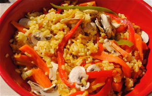 Arroz Asiático Con Verduras
