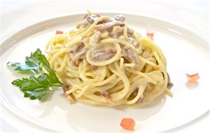 Espaguetis Carbonara Para Dos
