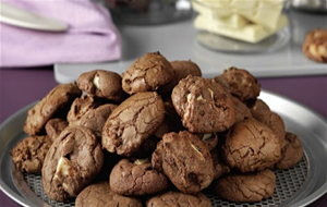 Galletas De Leche Condensada Y Dos Chocolates
