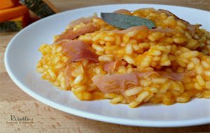 Risotto De Calabaza Y Bacon 
