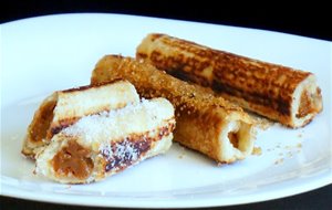 Churros Rellenos Sin Freir Y Sin Masa
