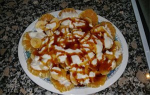 Plátanos Y Naranjas Con Yogur Y Miel
