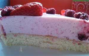 Tarta De Mousse De Fresa
